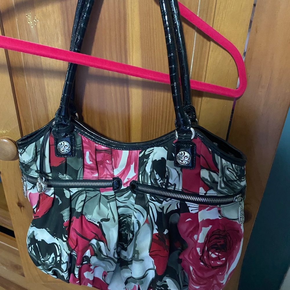 Brighton pink and black purse